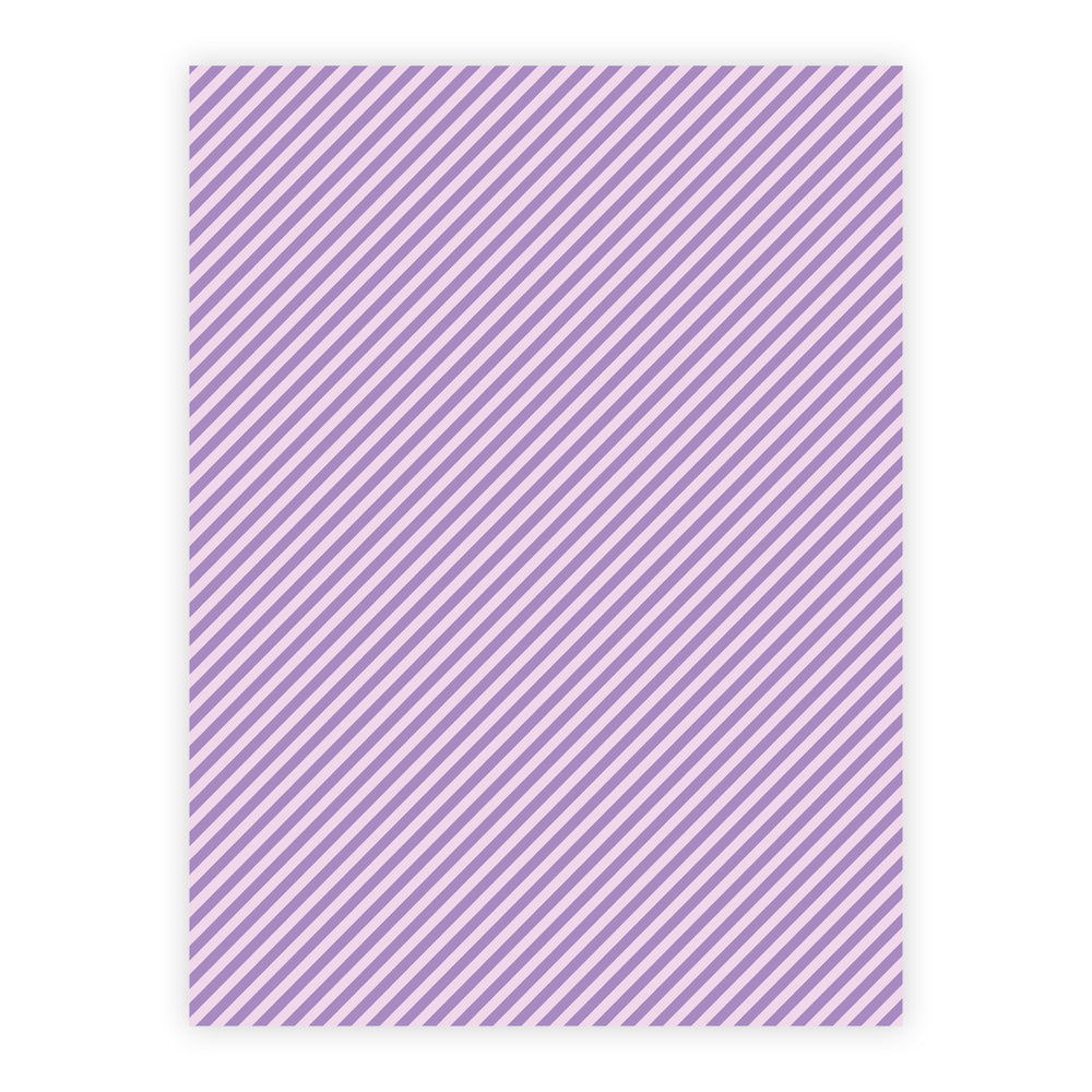 Smagen af lavendel - Diagonale striber