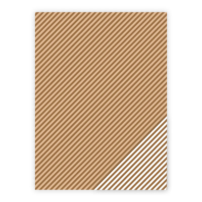 Smagen af chokolade - Diagonale striber