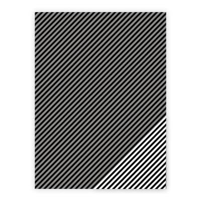 Smagen af lakrids - Diagonale striber