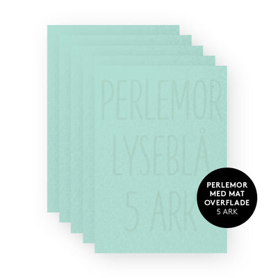 Perlemor Lyseblå