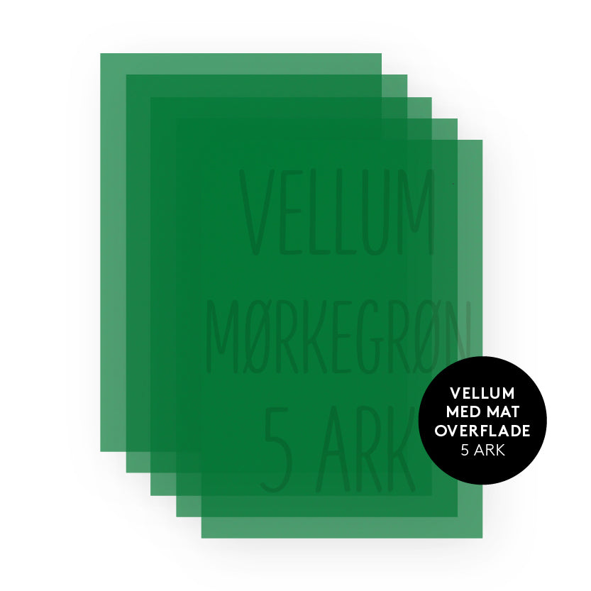 Vellum - mørkegrøn
