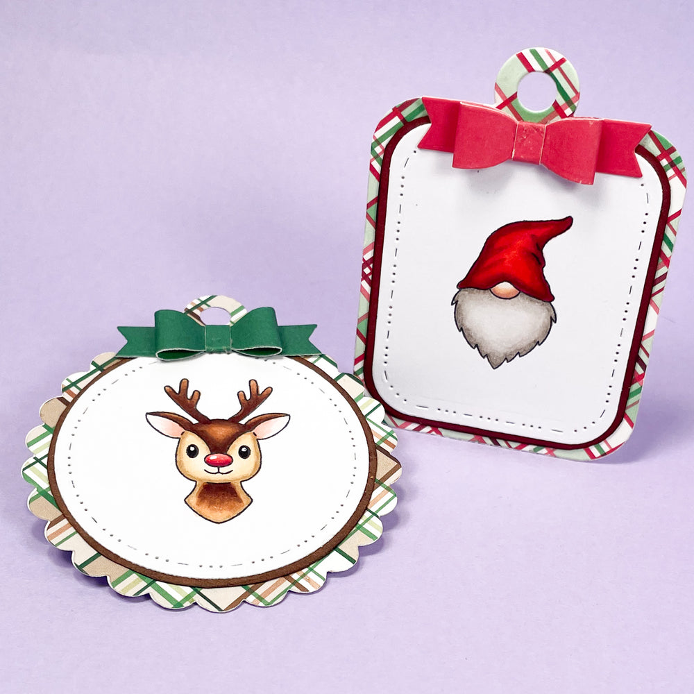 Mini tag firkant die