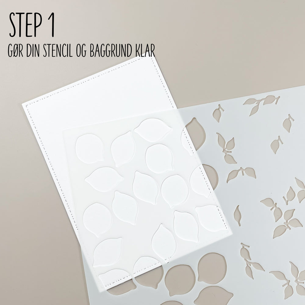 Startpakke Stencil og Oxide - Jordbær & Citron