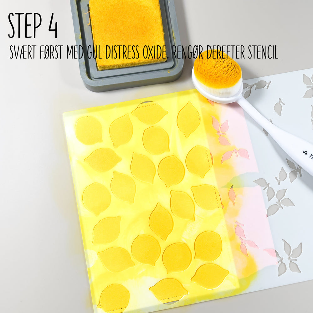 Startpakke Stencil og Oxide - Jordbær & Citron