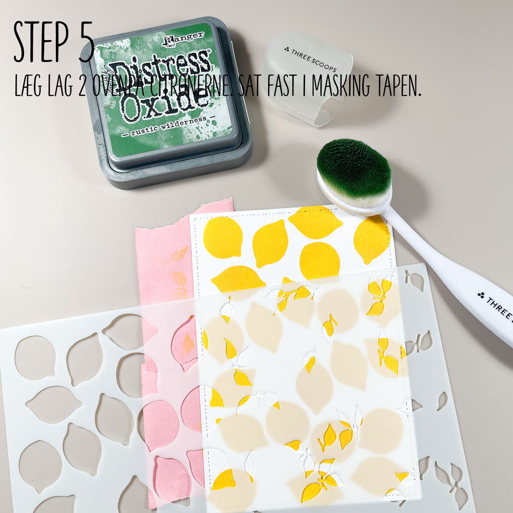 Startpakke Stencil og Oxide - Jordbær & Citron