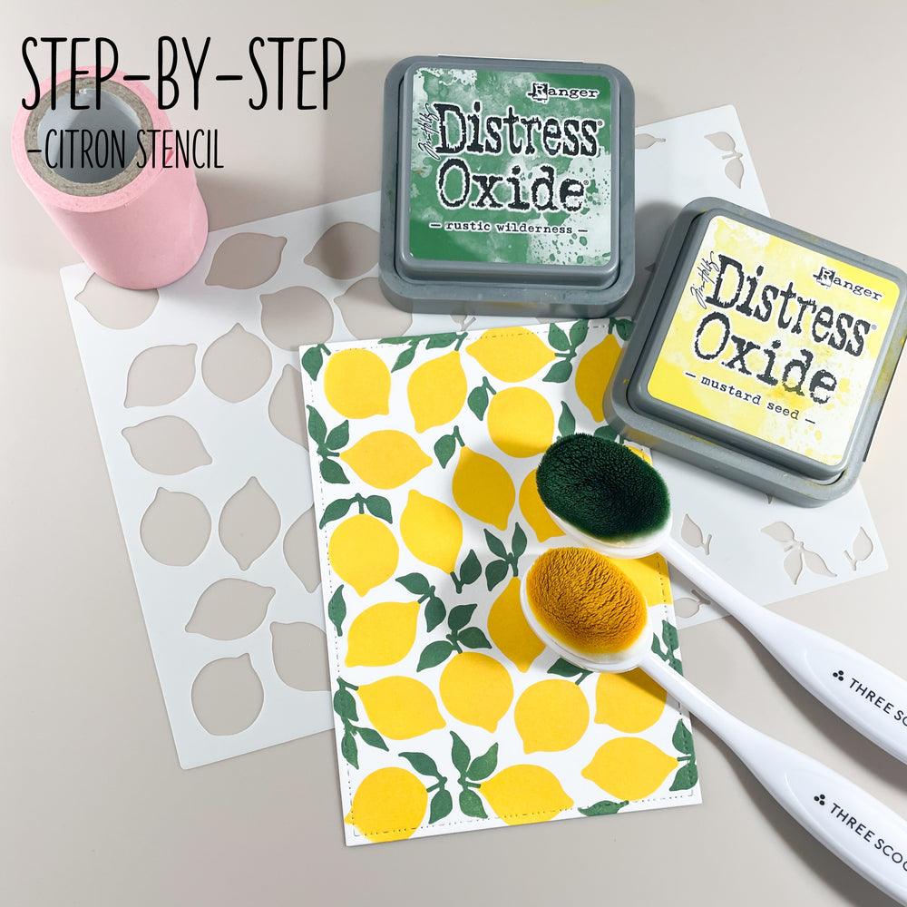 Startpakke Stencil og Oxide - Jordbær & Citron