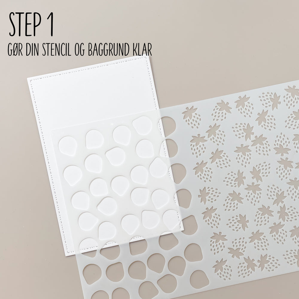 Startpakke Stencil og Oxide - Jordbær & Citron