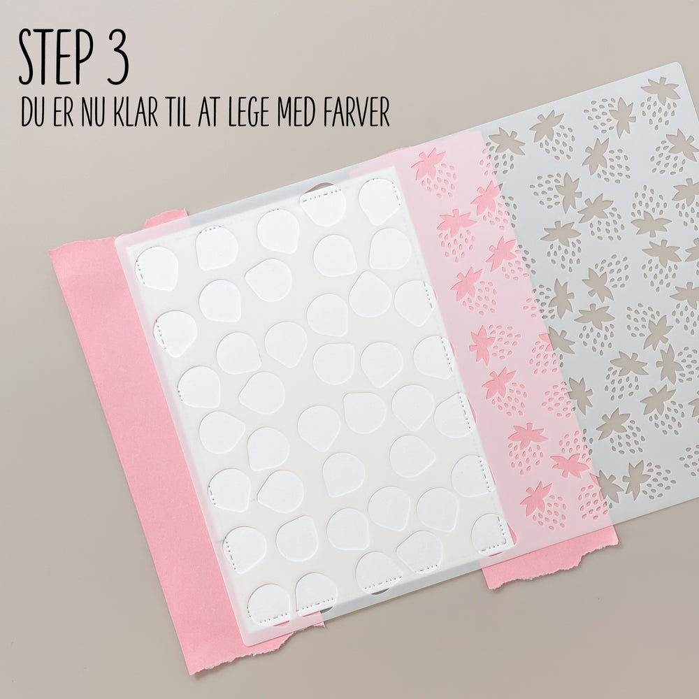 Startpakke Stencil og Oxide - Jordbær & Citron