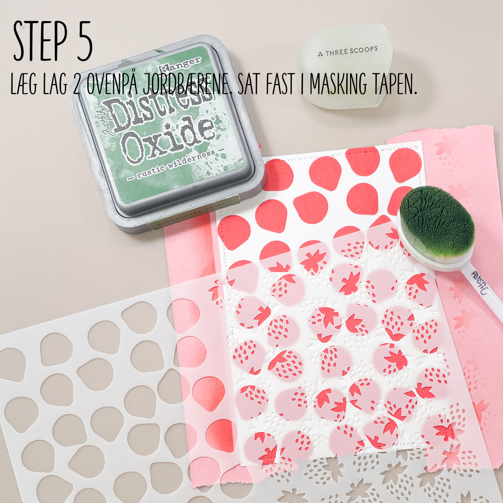 Startpakke Stencil og Oxide - Jordbær & Citron