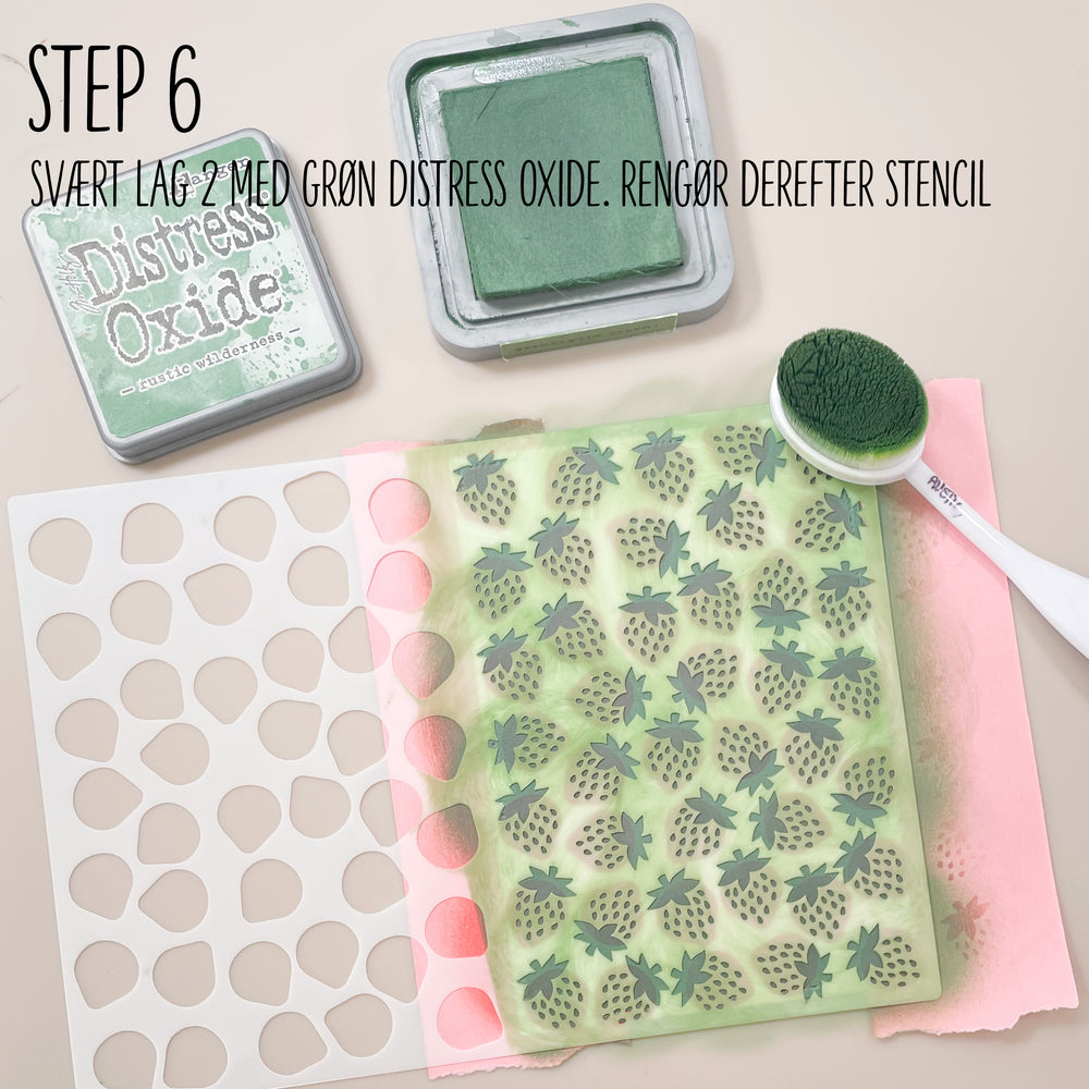 Startpakke Stencil og Oxide - Jordbær & Citron