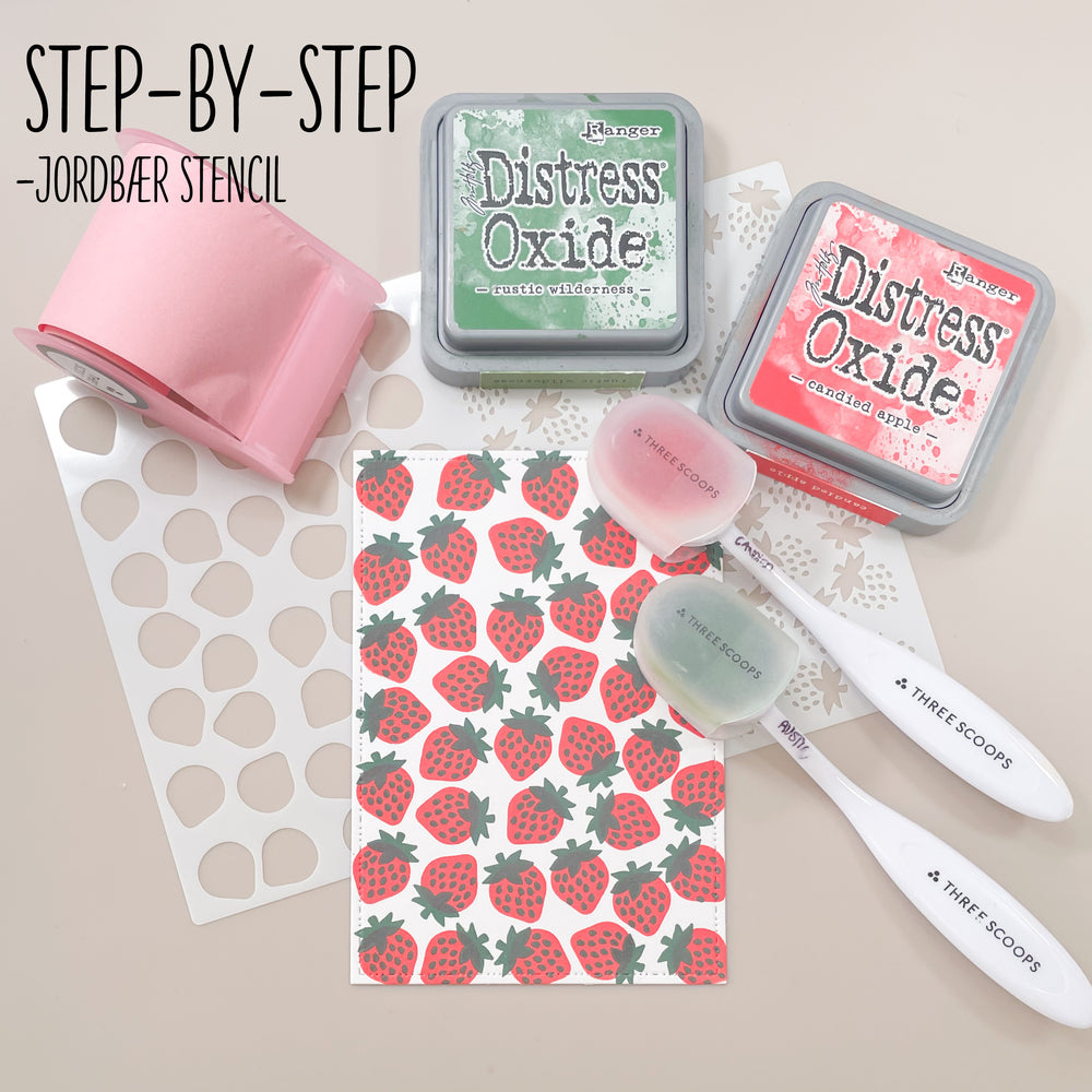 Startpakke Stencil og Oxide - Jordbær & Citron