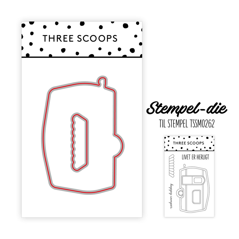 Stempel-die: Campingvogn