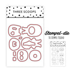 Stempel-die: Superhelte - dreng & pige
