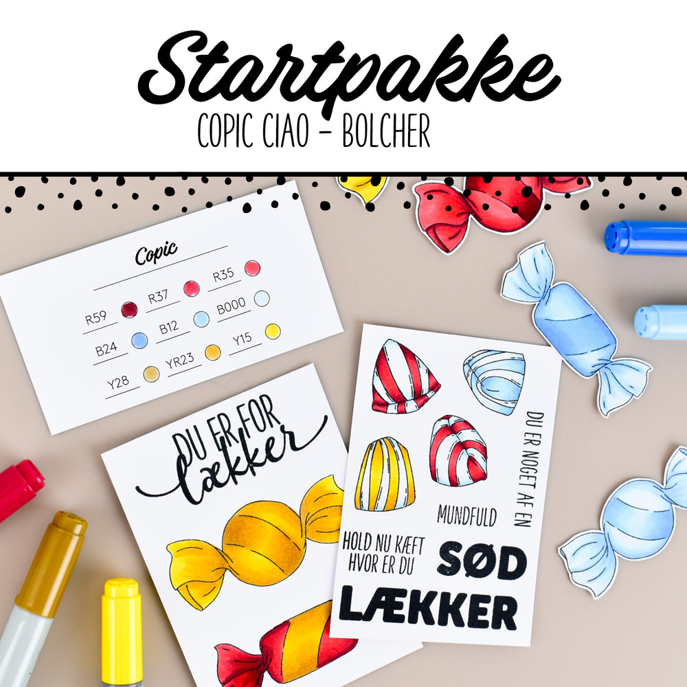 Startpakke - Copic Ciao  bolcher