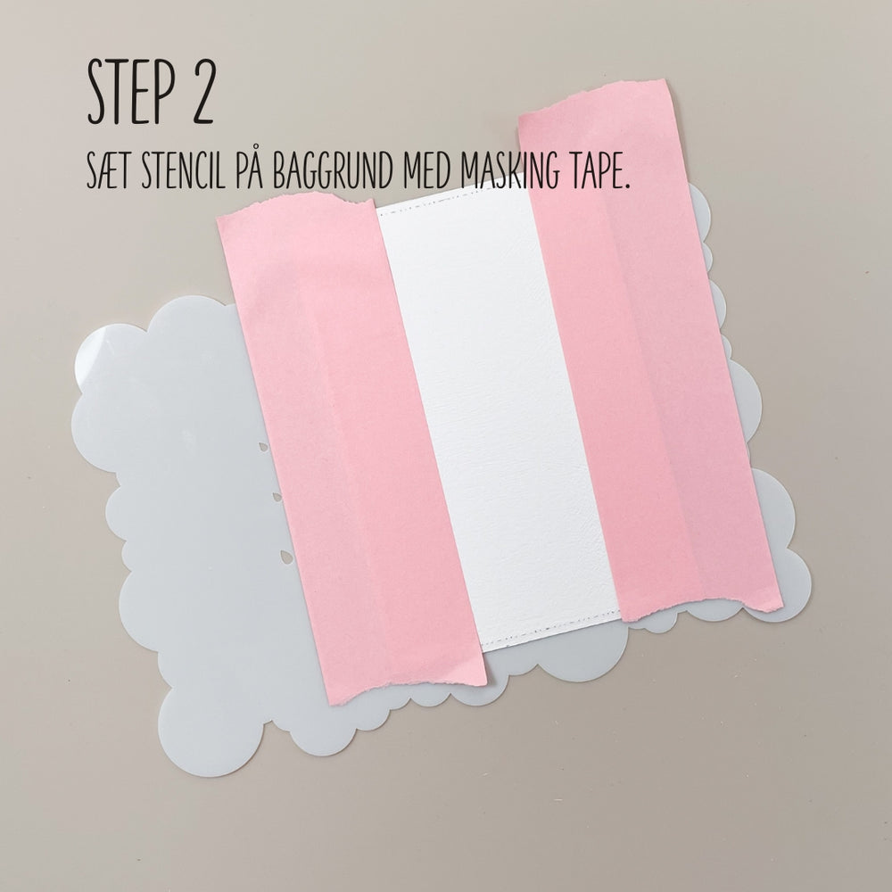 Stencil skyer & regn