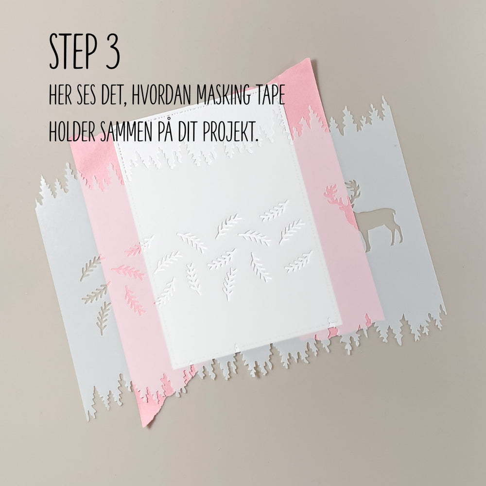 Startpakke Stencil og Oxide - Træer & Bjerge