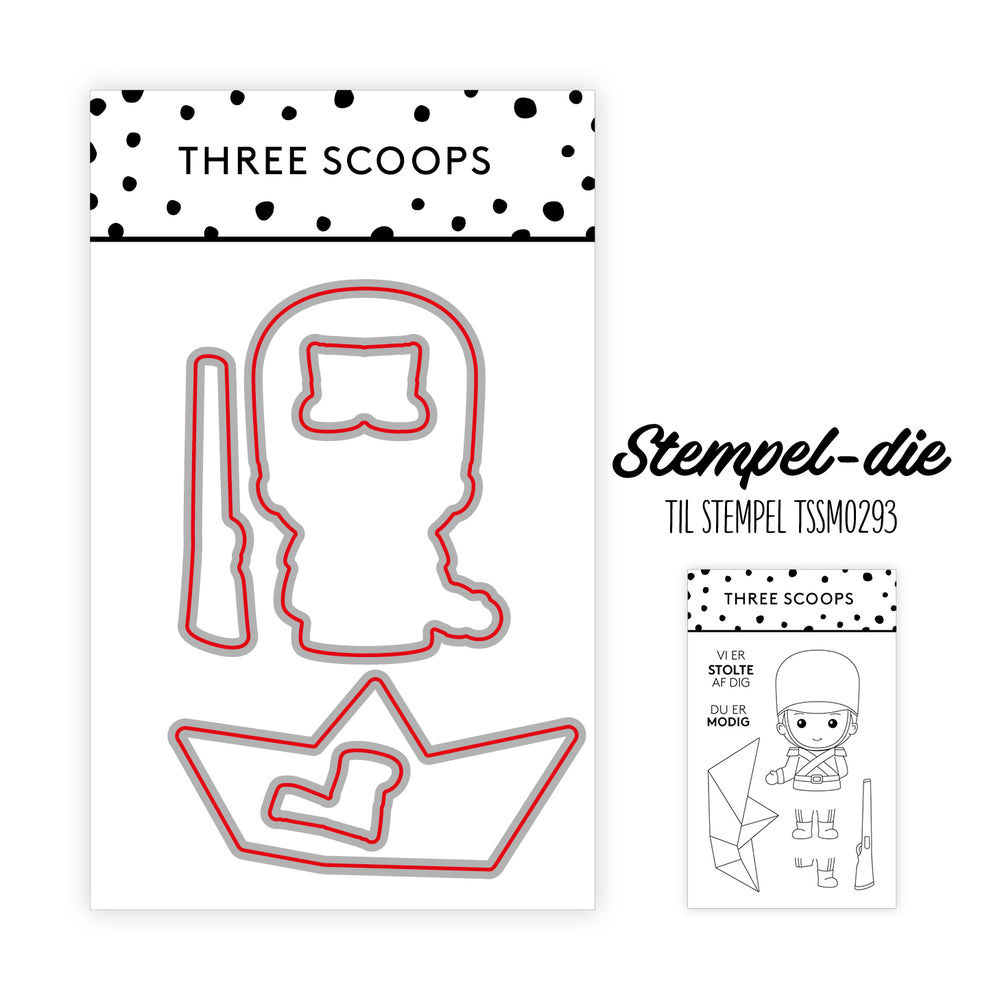 Stempel-die: Tinsoldat