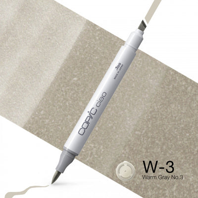 Copic Ciao W3 - Warm Gray No.3
