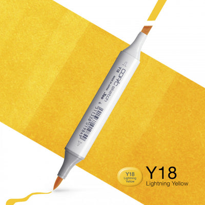 Copic Sketch Y18 - Lightning Yellow
