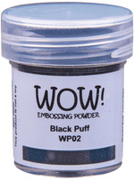 WOW Embossing Powder - Black Puff