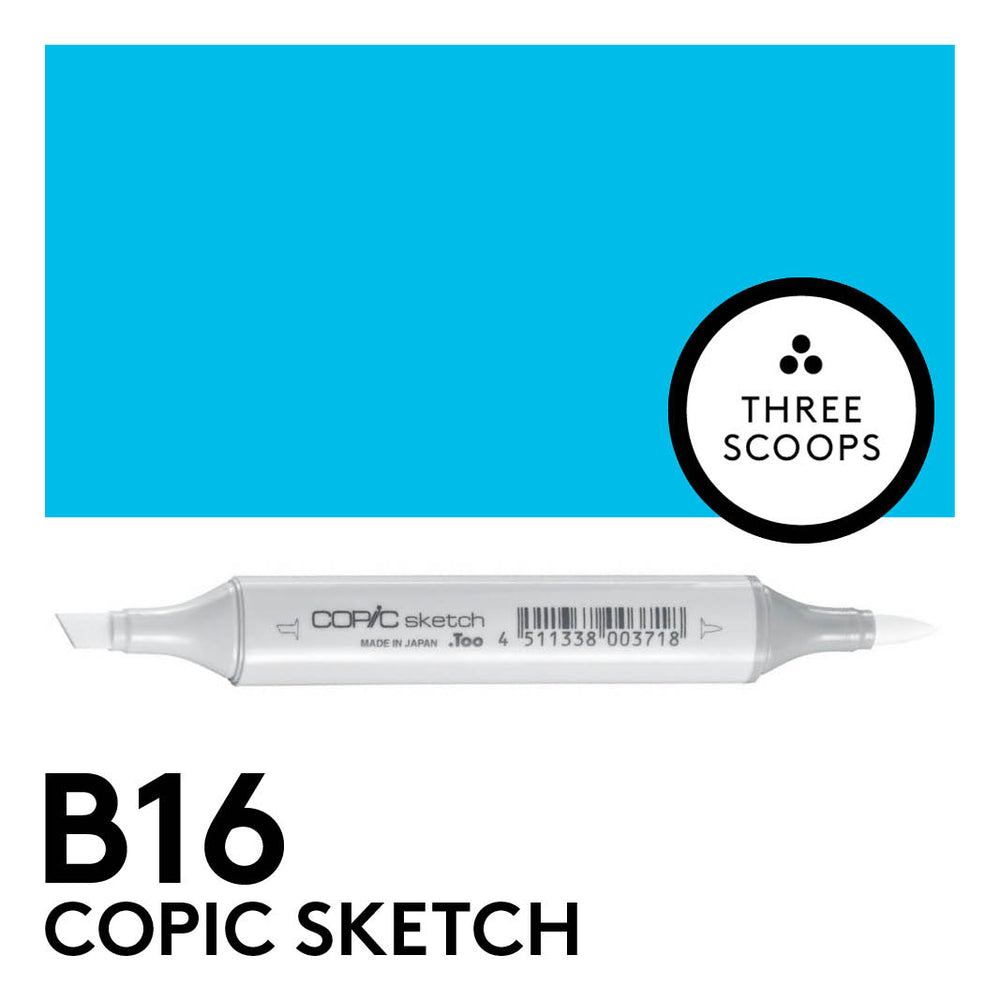 Copic Sketch B16 - Cyanine Blue