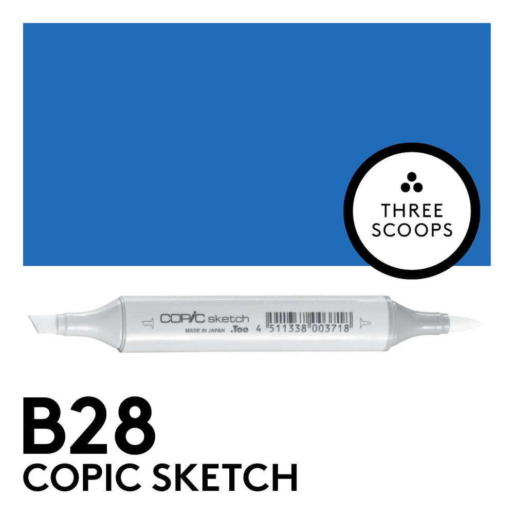 Copic Sketch B28 - Royal Blue