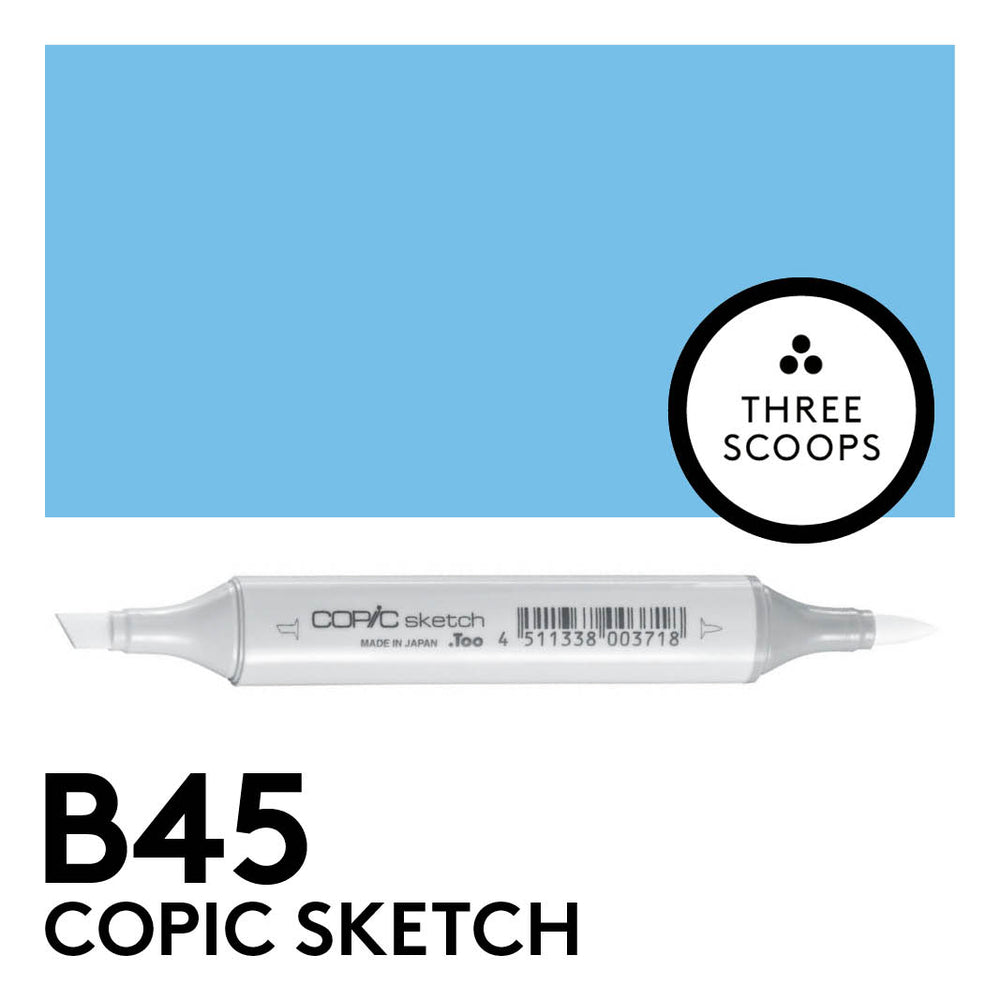 Copic Sketch B45 - Smoky Blue