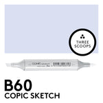Copic Sketch B60 - Pale Blue Gray