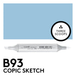 Copic Sketch B93 - Light Crockery Blue
