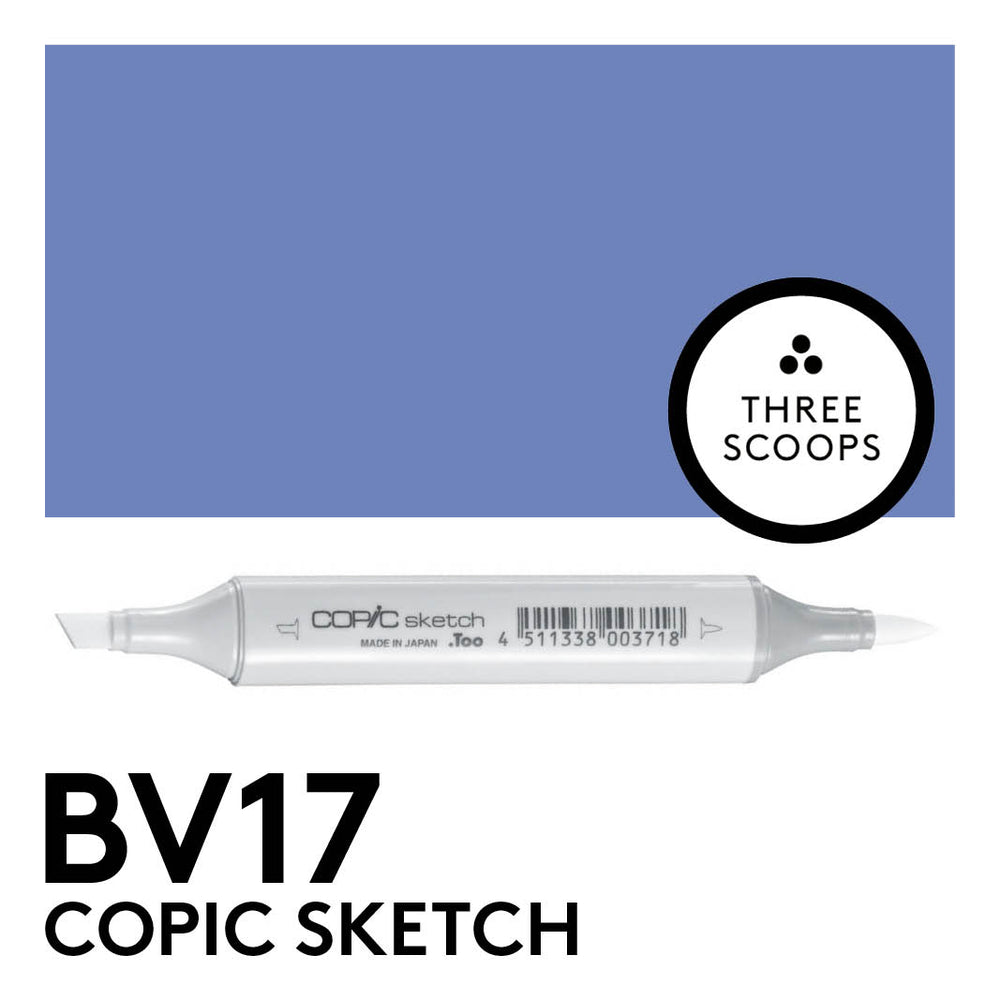 Copic Sketch BV17 - Deep Redish Blue