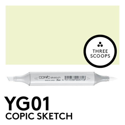 Copic Sketch YG01 - Green Bice