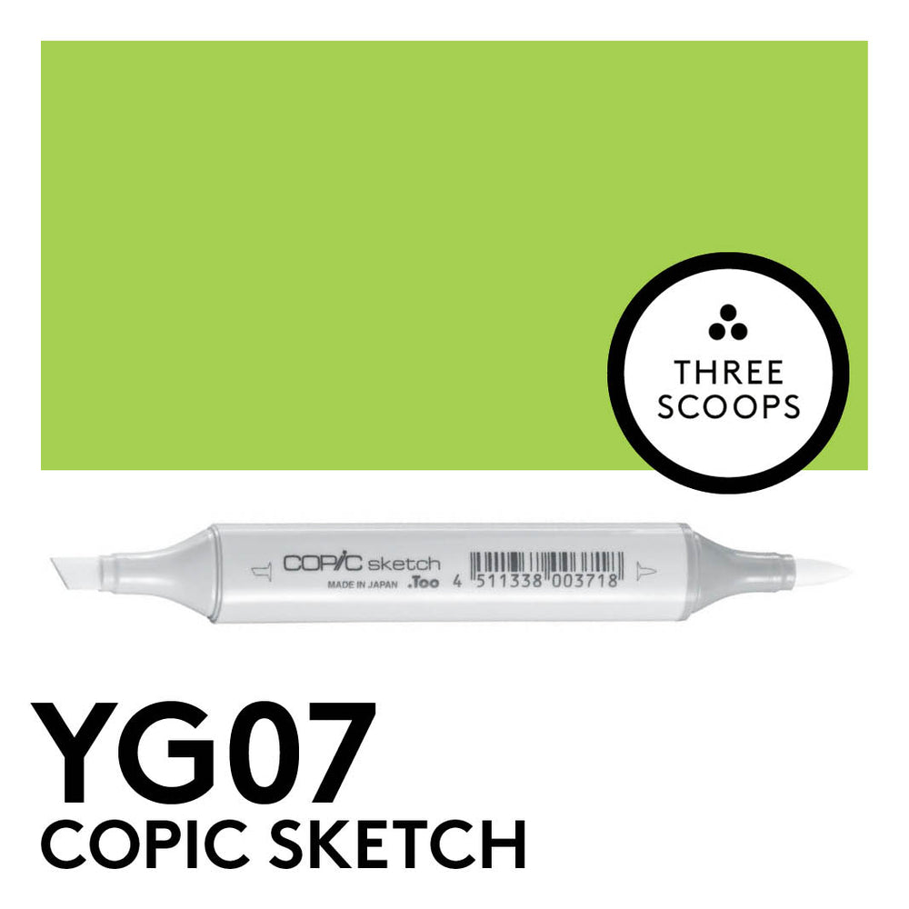 Copic Sketch YG07 - Acid Green