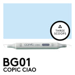 Copic Ciao BG01 - Aqua Blue
