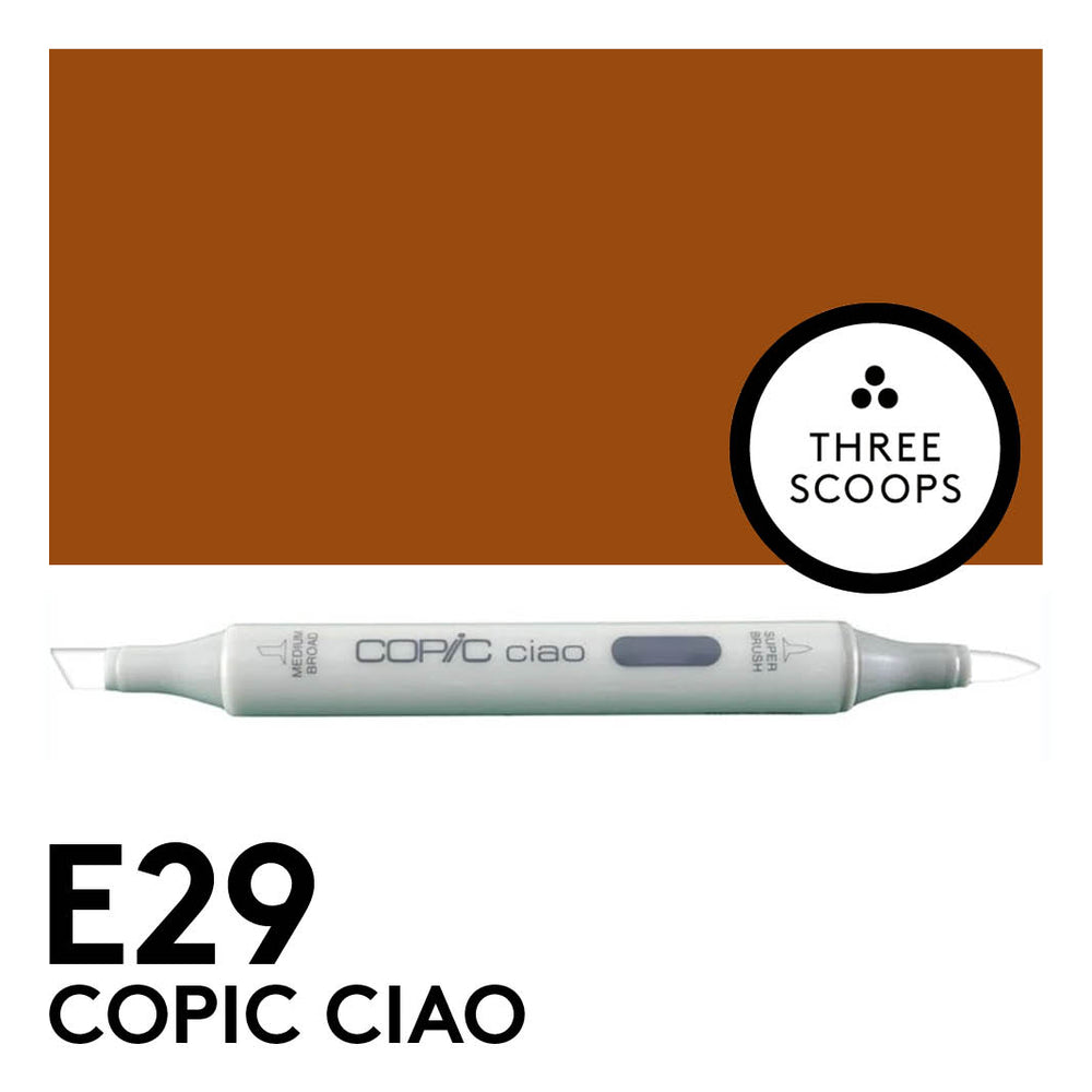 Copic Ciao E29 - Burnt Umber