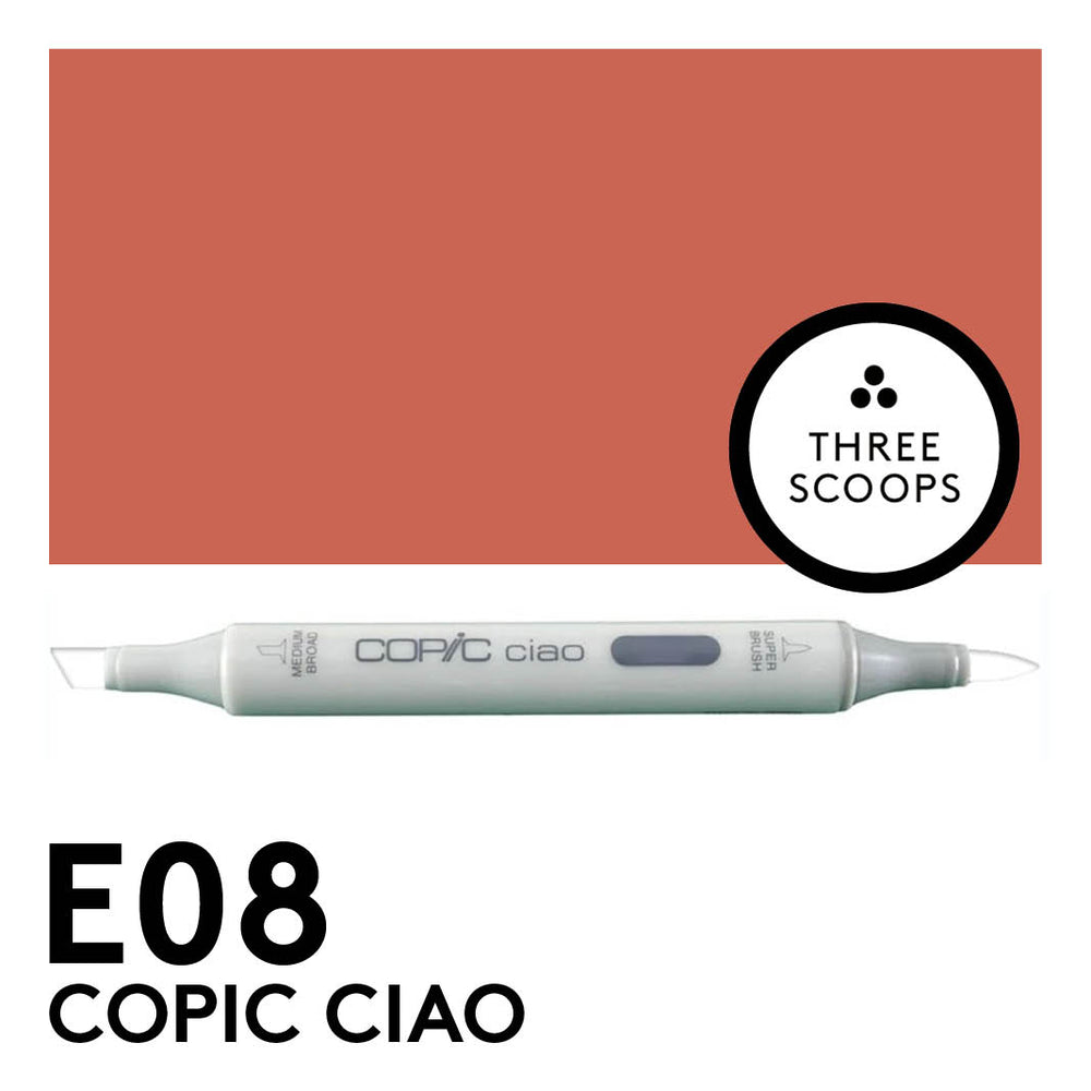 Copic Ciao E08 - Brown