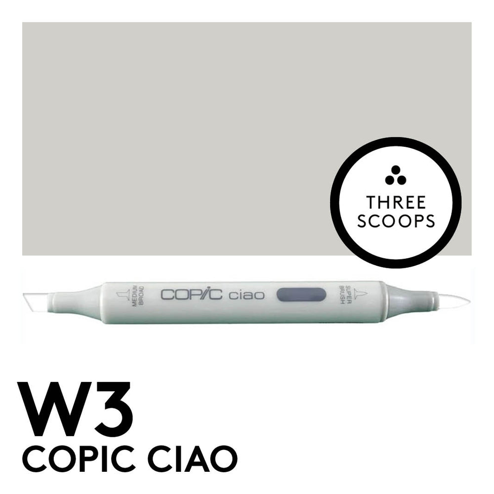 Copic Ciao W3 - Warm Gray No.3