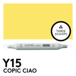 Copic Ciao Y15 - Cadmium Yellow