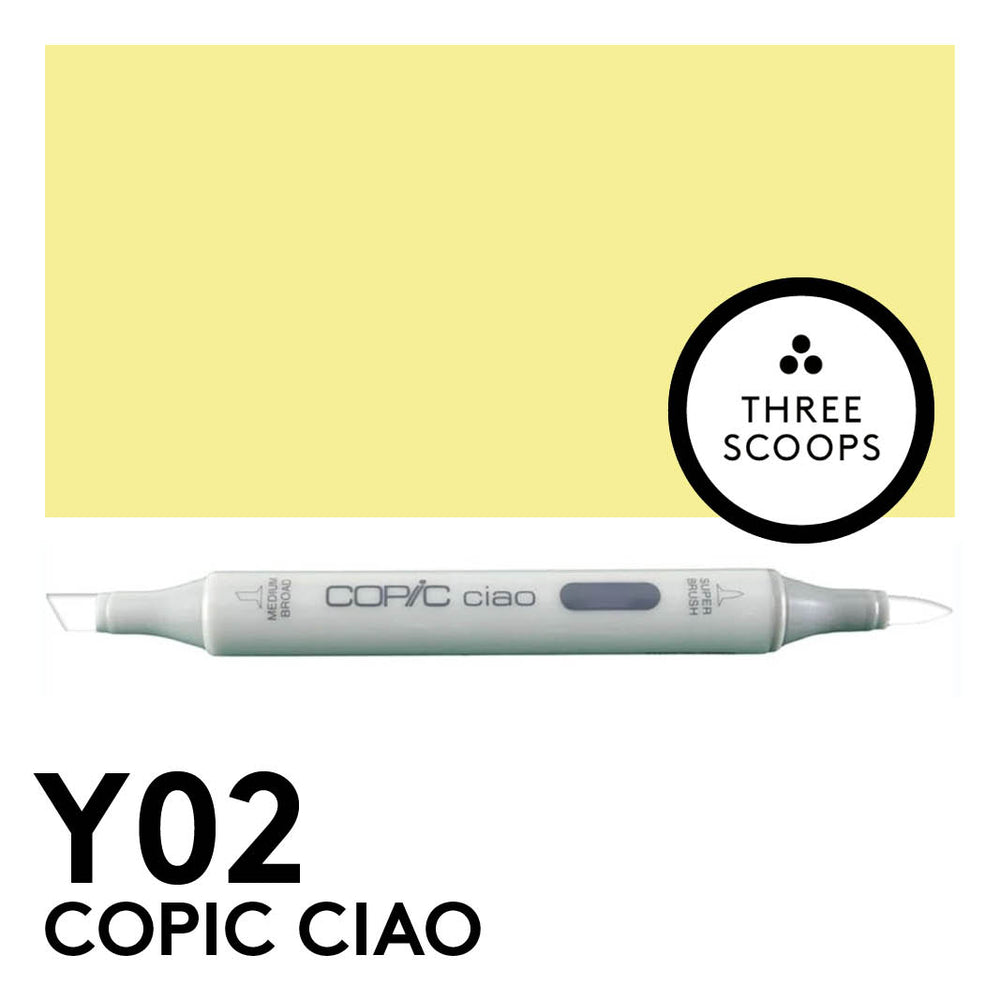 Copic Ciao Y02 - Canary Yellow