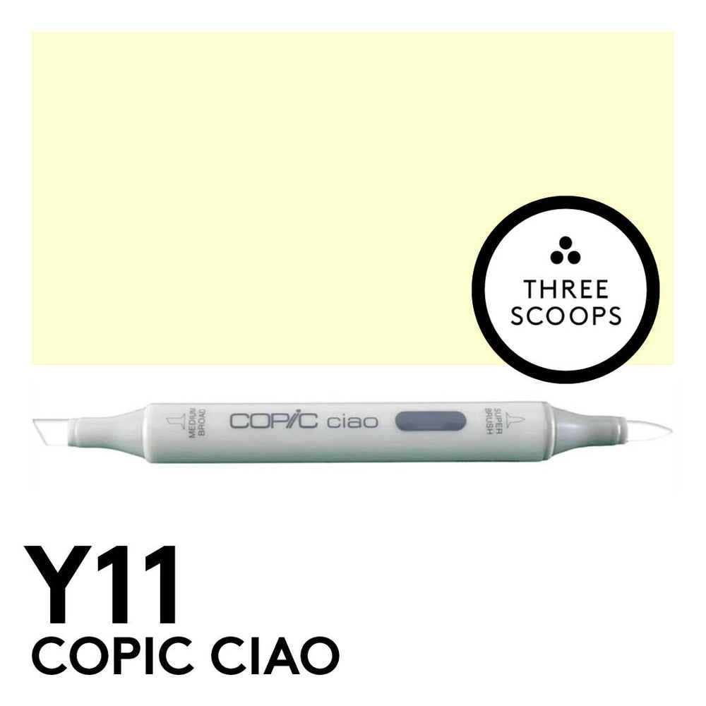 Copic Ciao Y11 - Pale Yellow