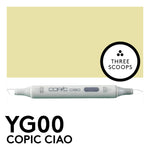 Copic Ciao YG00 - Mimosa Yellow