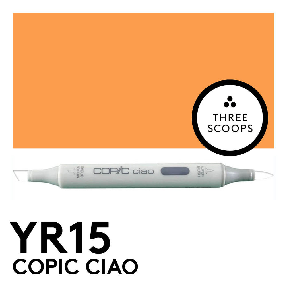 Copic Ciao YR15 - Pumpkin Yellow