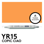 Copic Ciao YR15 - Pumpkin Yellow