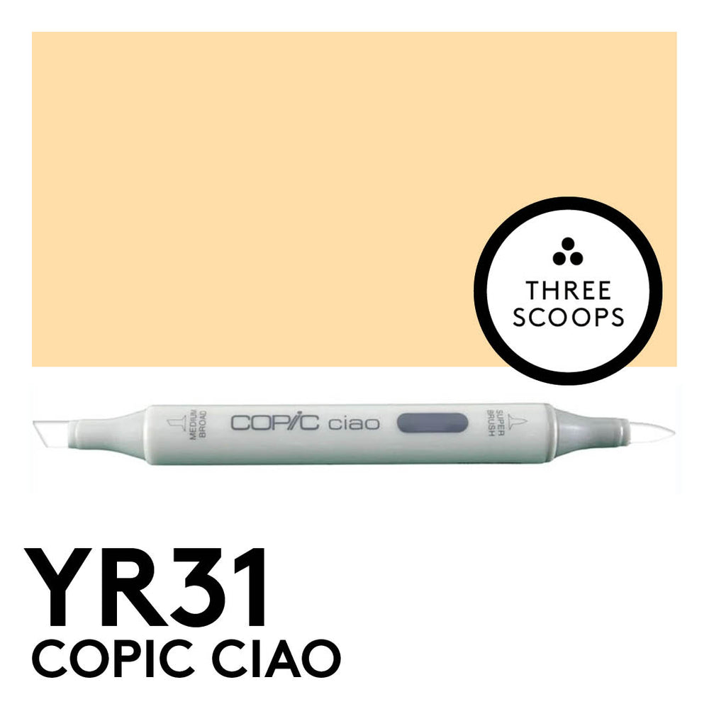 Copic Ciao YR31 - Light Reddish Yellow
