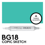 Copic Sketch BG18 - Teal Blue