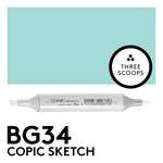 Copic Sketch BG34 - Horizon Green