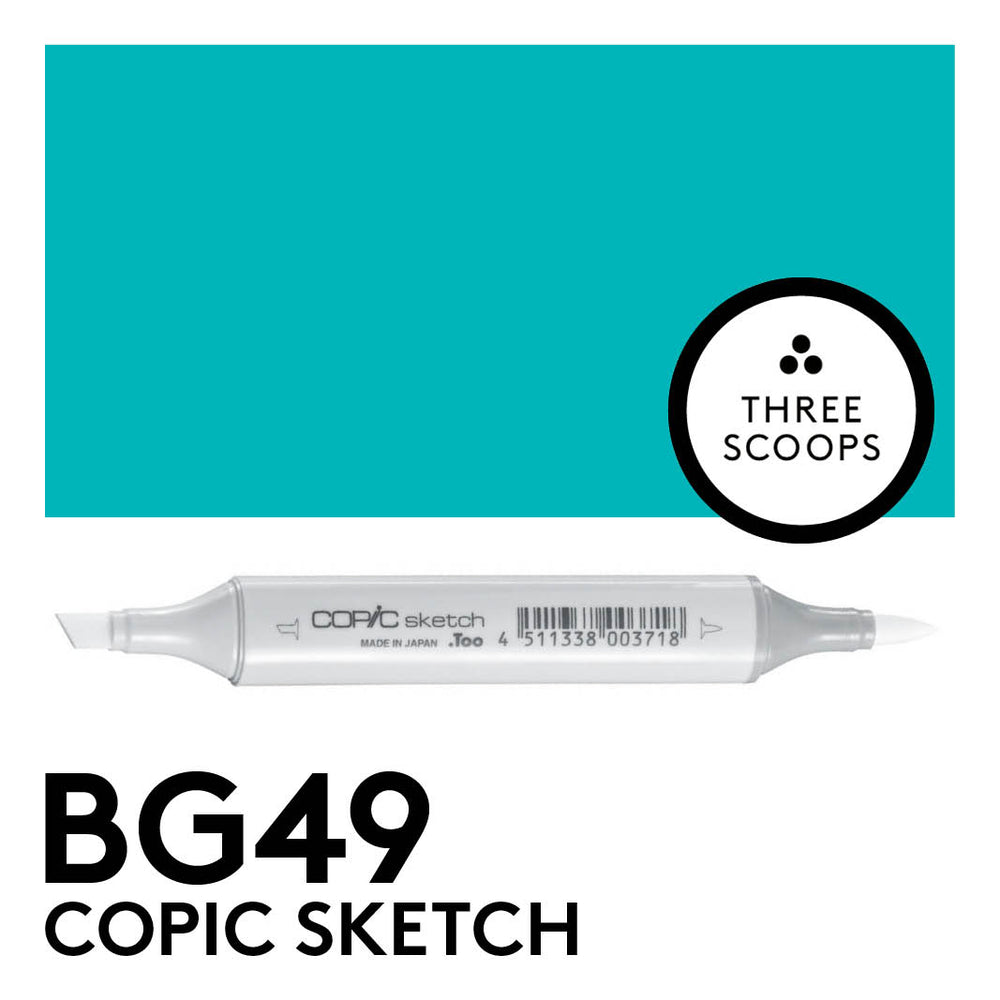 Copic Sketch BG49 - Duck Blue