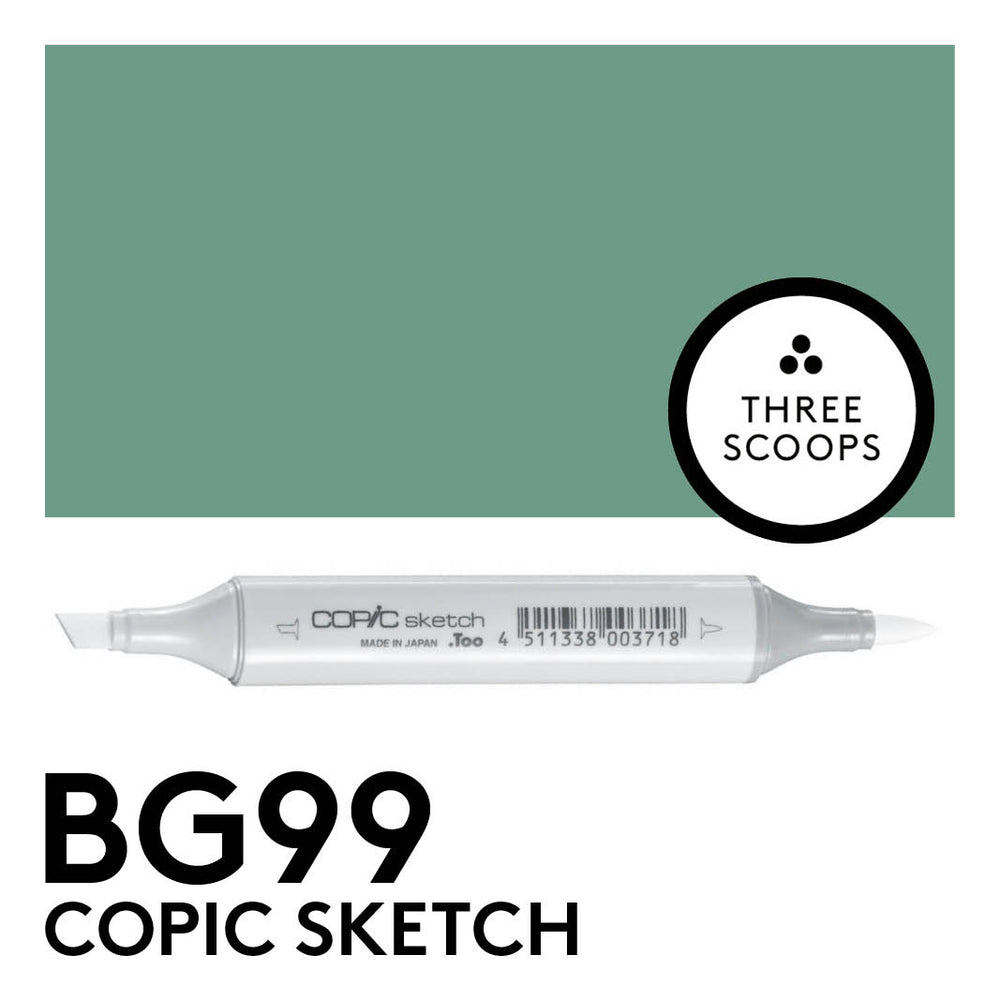 Copic Sketch BG99 - Fragstone Blue