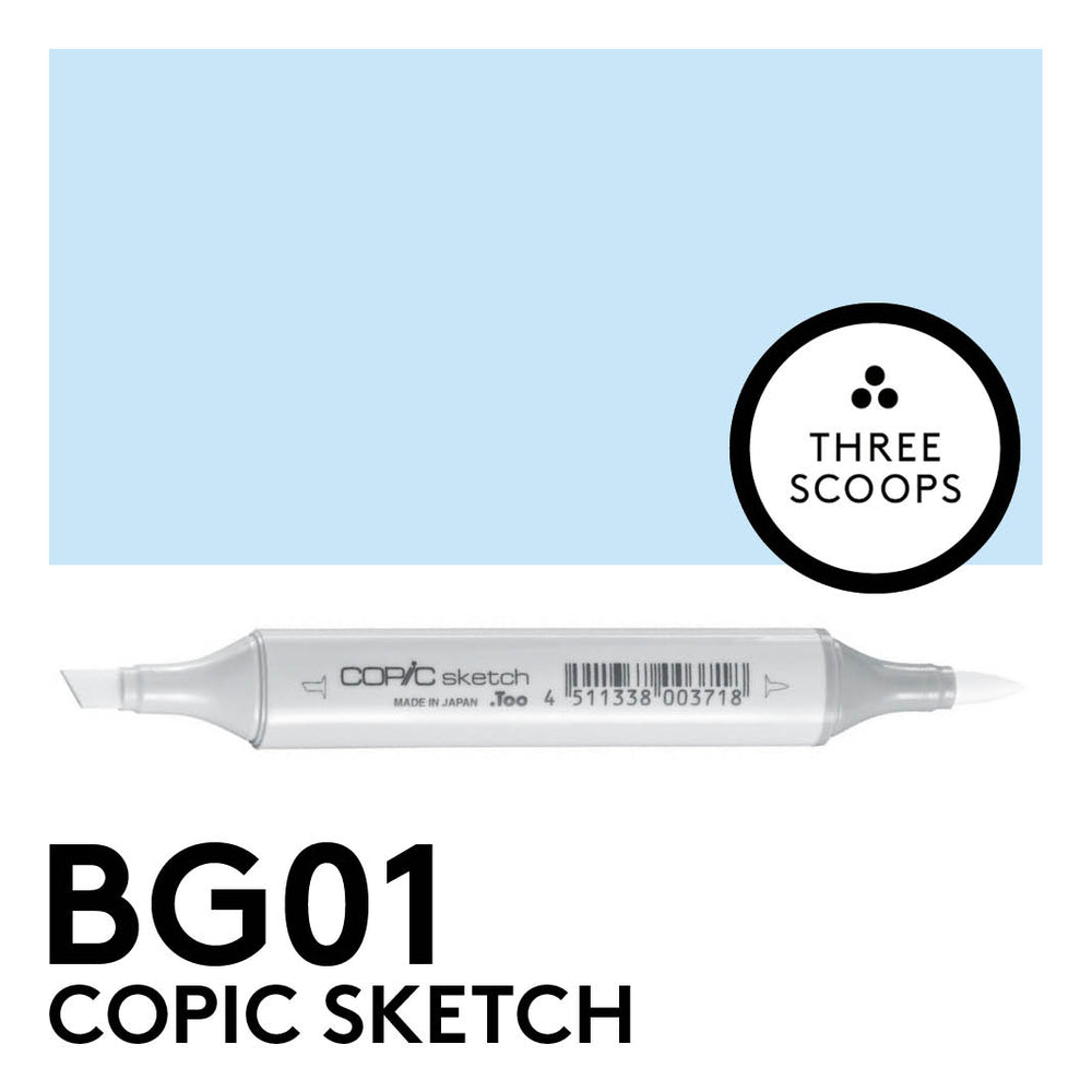 Copic Sketch BG01 - Aqua Blue