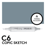 Copic Sketch C6 - Cool Gray