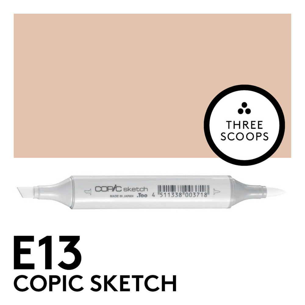 Copic Sketch E13 - Light Suntan